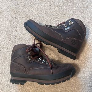 Timberland Brown Leather Hiking Boots